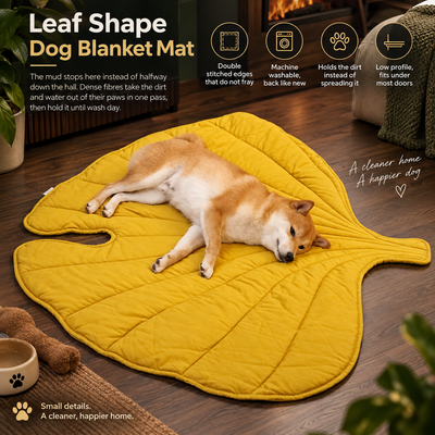 Leaf Shape Dog Blanket