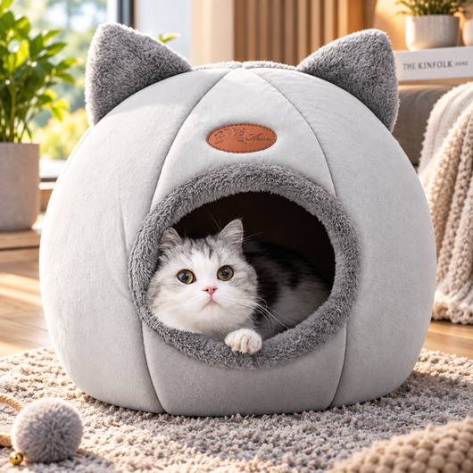 Cat Ear Tent Cave Bed