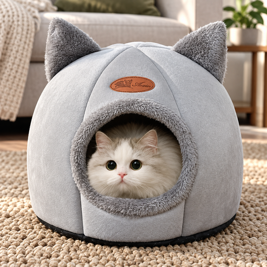 Cat Ear Tent Cave Bed