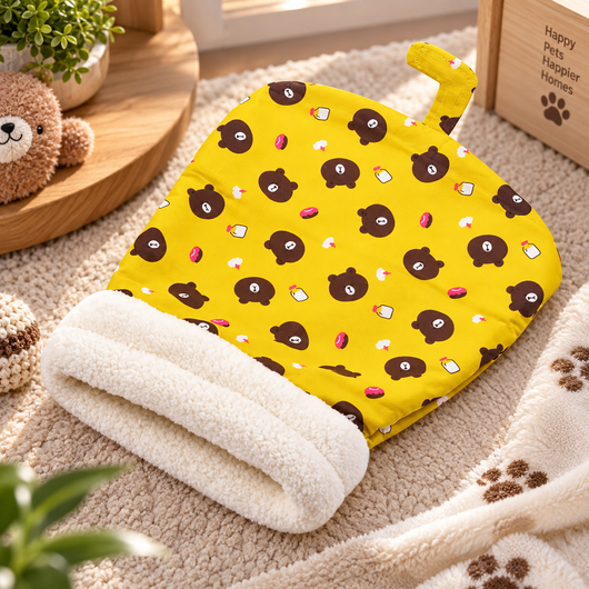 Plush Cat Snuggle Sack Bed