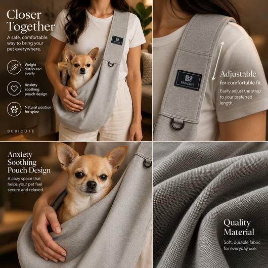 Padded Dog Sling Carrier