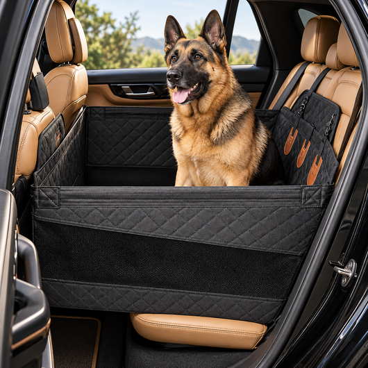 Hard Base Single Dog Car Seat