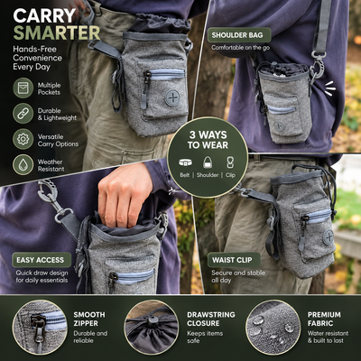 Clip-On Dog Walking Pouch