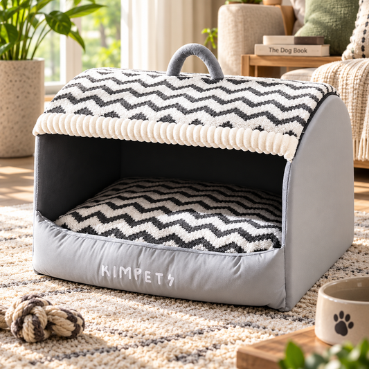 Calming Den Bed for Dogs and Cats