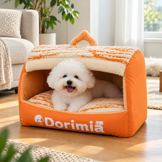 Calming Den Bed for Dogs and Cats