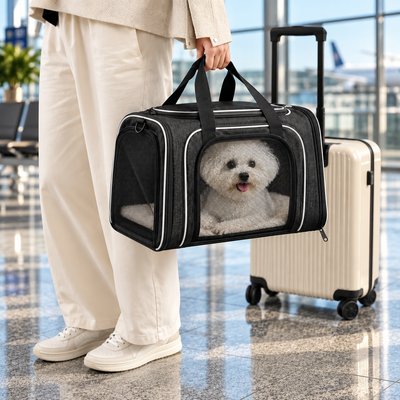 Expandable Mesh Pet Carrier