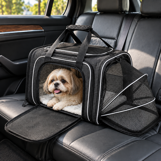 Expandable Mesh Pet Carrier