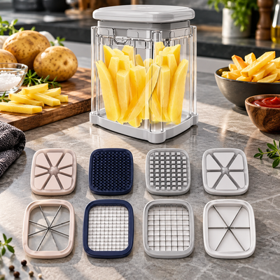 4-in-1 Fry Cutter and Vegetable Chopper