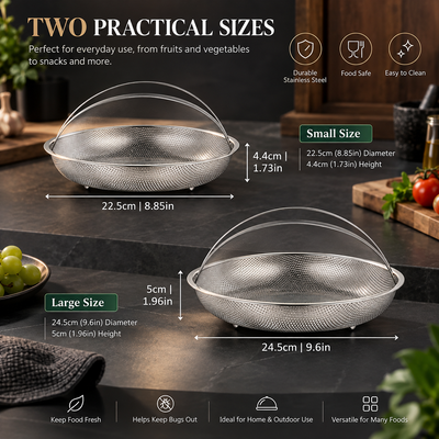 Stainless Steel Steamer Basket Set
