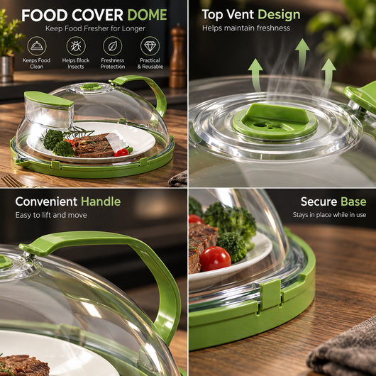 Microwave Food Cover with Handle