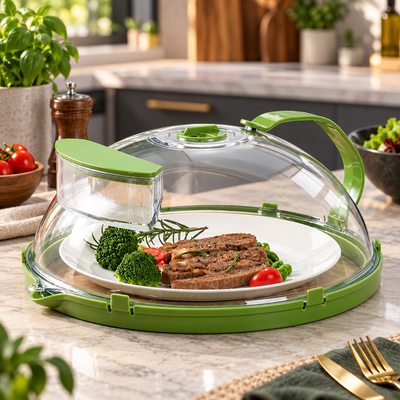 Microwave Food Cover with Handle