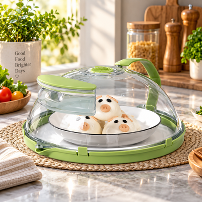 Microwave Food Cover with Handle