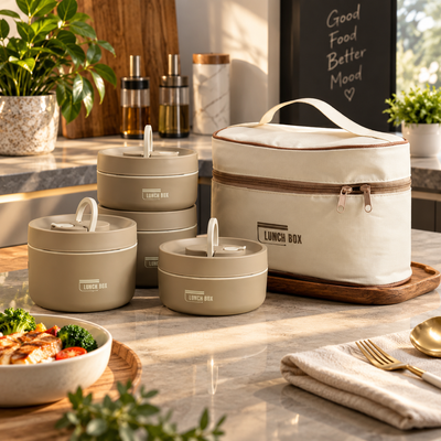 Stainless Steel Lunch Container Set
