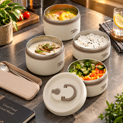 Stainless Steel Lunch Container Set