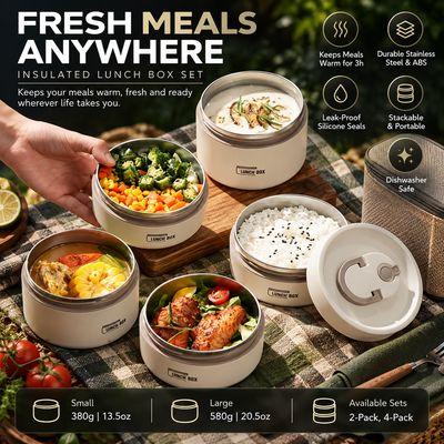 Stainless Steel Lunch Container Set