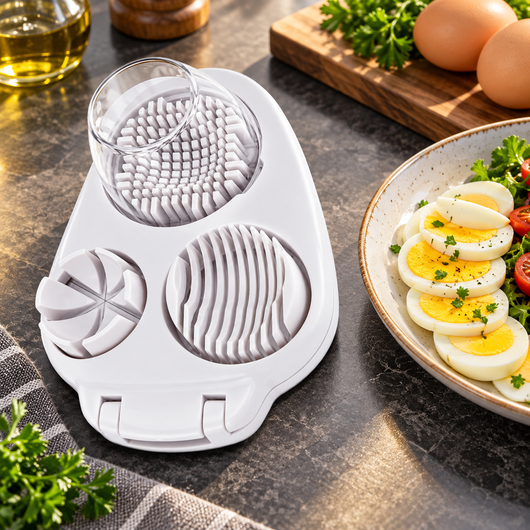 3-in-1 Stainless Steel Egg Slicer