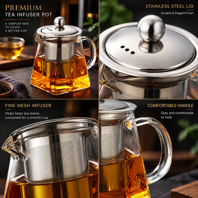Glass Teapot with Infuser