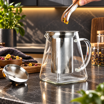 Glass Teapot with Infuser