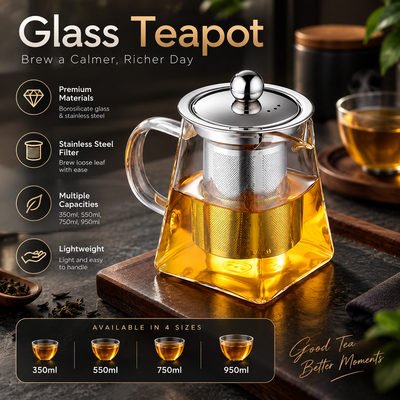 Glass Teapot with Infuser