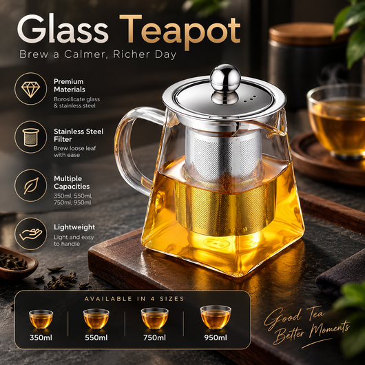 Glass Teapot with Infuser