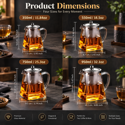 Glass Teapot with Infuser