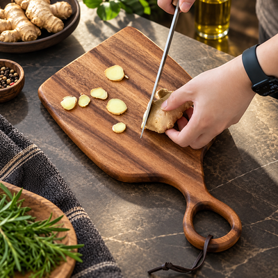 Walnut Wood Cutting Board Set of 2