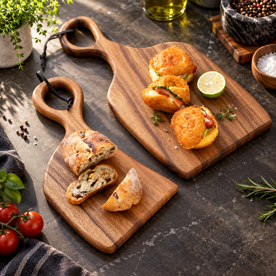 Walnut Wood Cutting Board Set of 2