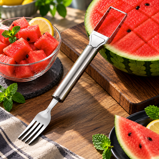 Stainless Steel Watermelon Fork Slicer