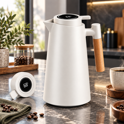 Insulated Thermal Carafe with Temp Display
