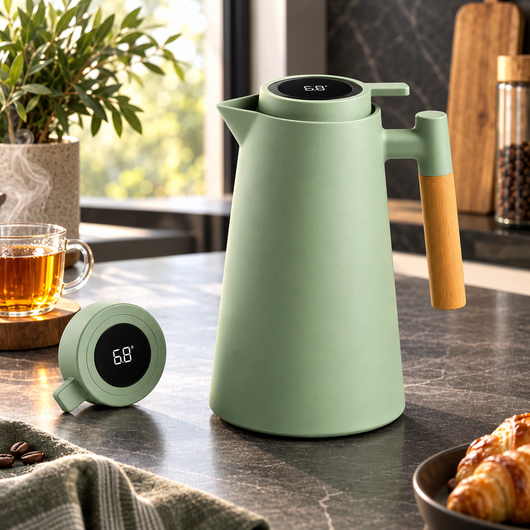 Insulated Thermal Carafe with Temp Display