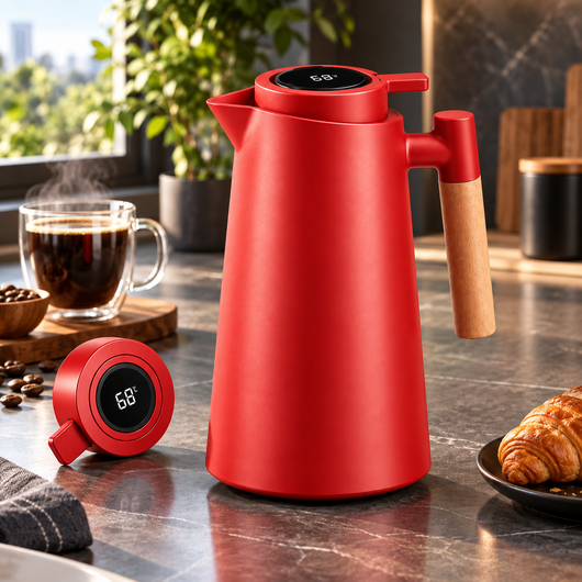 Insulated Thermal Carafe with Temp Display