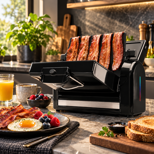 Vertical Bacon Cooker and Griddle