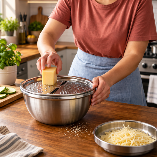 3-in-1 Grater Colander Bowl Set