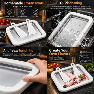 Rolled Ice Cream Maker Pan