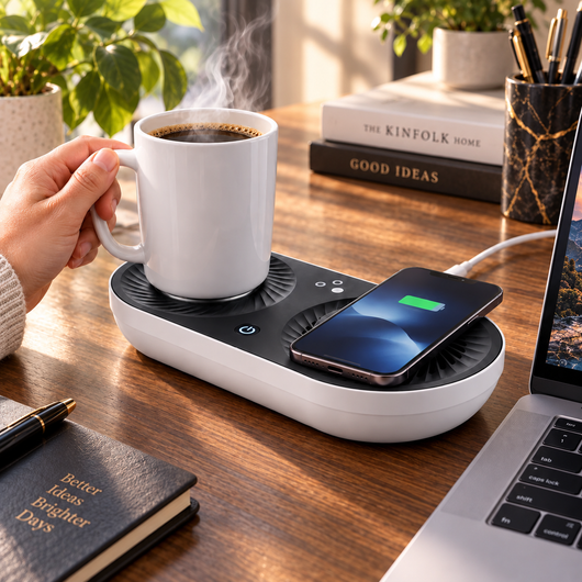 Wireless Charging Mug Warmer and Cooler