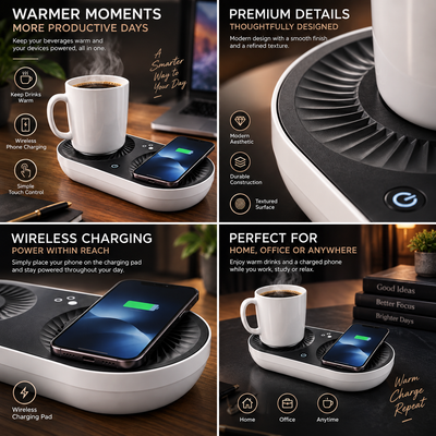 Wireless Charging Mug Warmer and Cooler