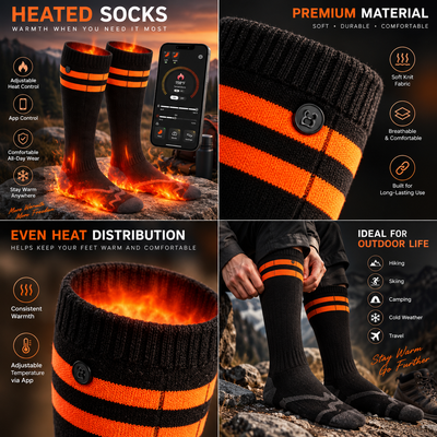 App-Controlled Heated Socks