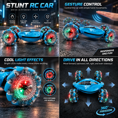 Gesture Control RC Stunt Car