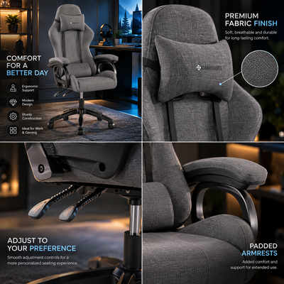 Ergonomic Fabric Gaming Chair