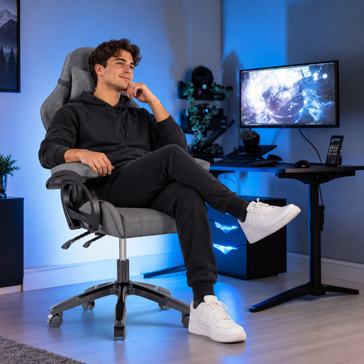 Ergonomic Fabric Gaming Chair