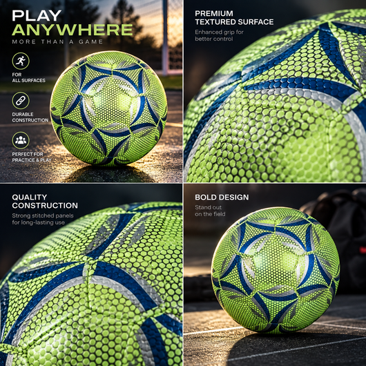 Reflective Holographic Soccer Ball