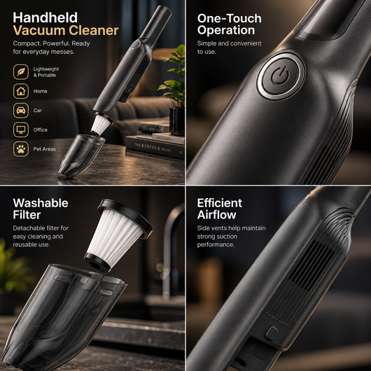 Powerful Cordless Handheld Vacuum