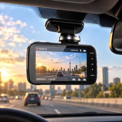 4 Inch Front and Rear Dash Cam