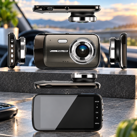 4 Inch Front and Rear Dash Cam