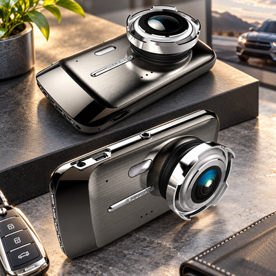 4 Inch Front and Rear Dash Cam