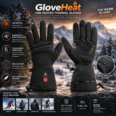 USB Heated Winter Gloves
