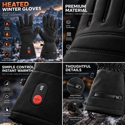 USB Heated Winter Gloves