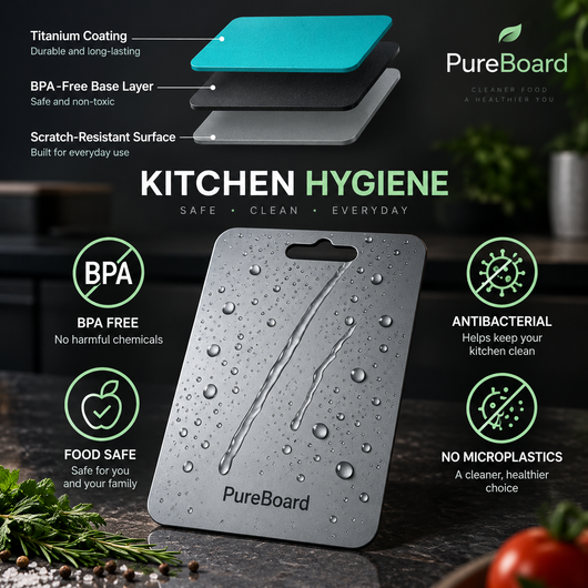 BPA-Free Titanium Cutting Board