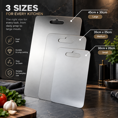 BPA-Free Titanium Cutting Board