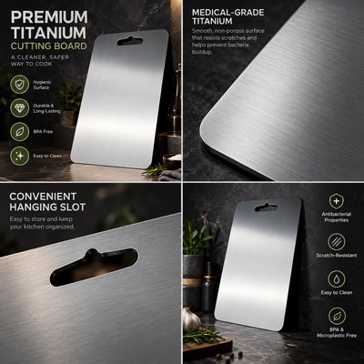 BPA-Free Titanium Cutting Board